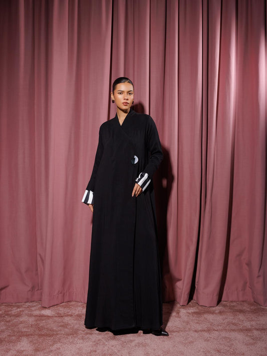 Everyday Striped Abaya