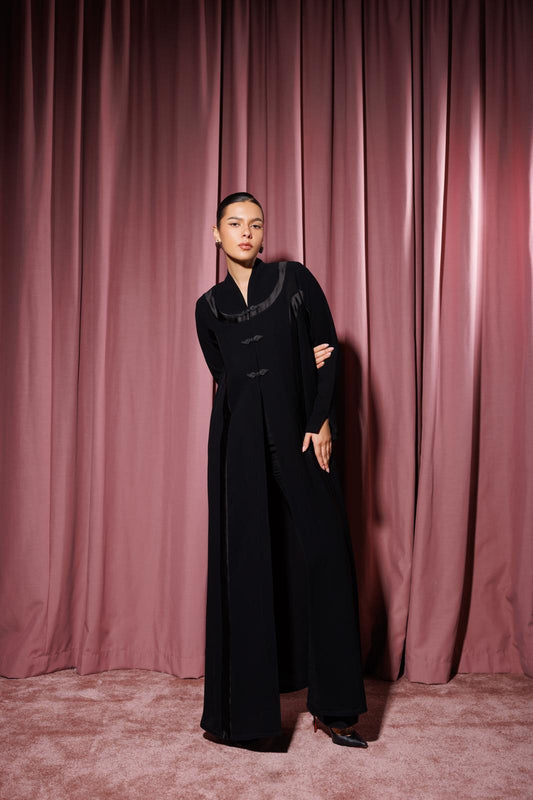 Satin Edge Abaya